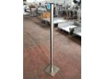 colonna per supporto in acciaio inox usata