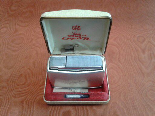 ACCENDINO DA TAVOLO A GAS CONSUL CROWN DESIGN SIGVAR BERNADOTTE