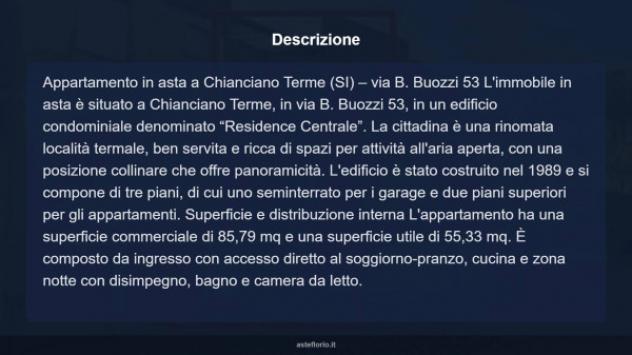 Immobile in asta di 85 m², box auto in vendita a Chianciano Terme - Foto 11
