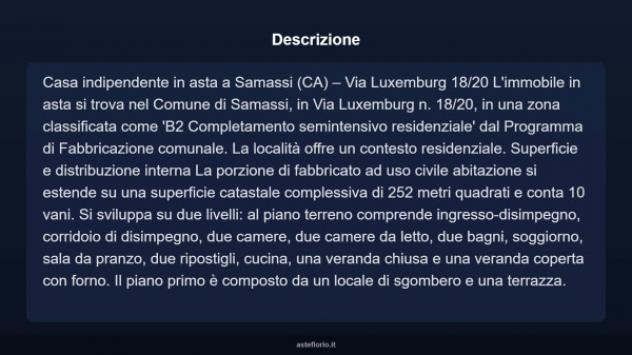 Immobile in asta di 252 m² con più di 5 locali in vendita a Samassi - Foto 4