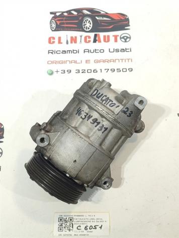 COMPRESSORE A/C FIAT Ducato 6° Serie 52204343 PH996003 46349131 diesel 2184 (1721)
