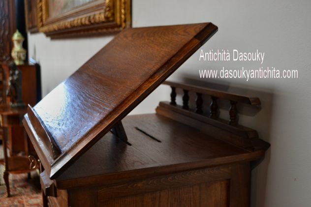 Schedario-classificatore stile inglese con leggio - Foto 3