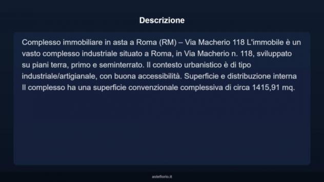 Immobile in asta di 1415 m² in vendita a Roma - Foto 5