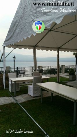 Tendoni Per Feste in Giardino Bar, Ristoranti, Proloco 6 x 10 x 2,6 Pvc Ignifugo - Foto 3
