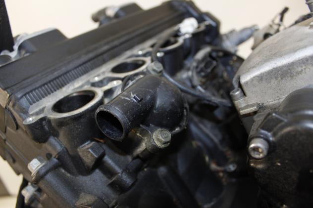 MOTORE YAMAHA FZ6 2004 - 2007 J507E ENGINE CARTER LATERALE DANNEGGIATO VEDI FOTO - Foto 5