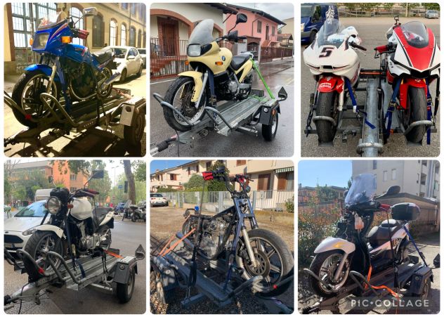 CARRELLO PER TRASPORTO MOTO SCOOTER H24 - Foto 2