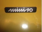 Innocenti Mini 90 scritta logo targhetta posteriore ORIGINALE in metallo