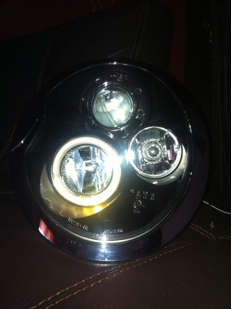 Coppia fari look MINI COOPER 01-06 cromo - Foto 5