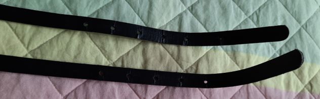 Coppia due cinture H&amp;M argento e oro glitter - Foto 6