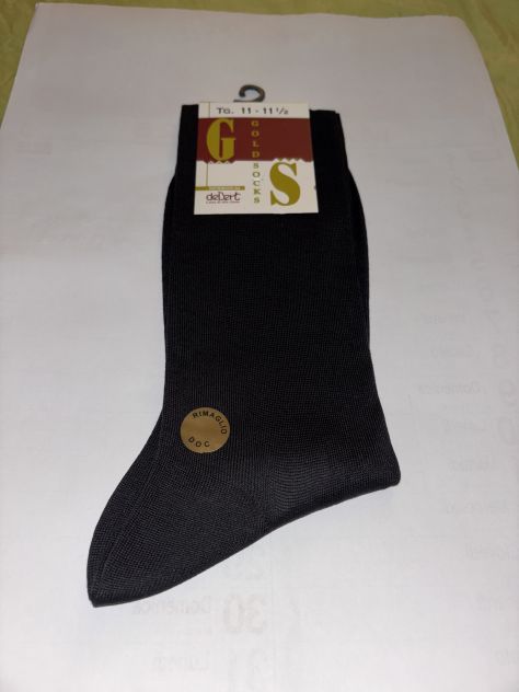 CALZE NUOVE CON CARTELLINO N’ 41/42 DA UOMO 100% COTONE IN FILO DI SCOZIA - Foto 3