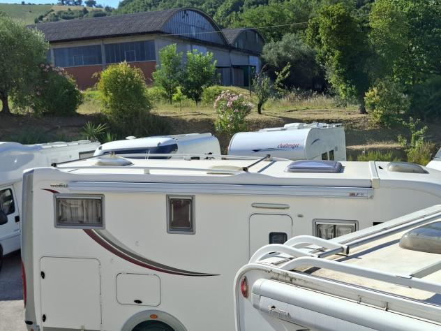 MOTORHOME RAPIDO DUCATO BASCULANTE LETTI GEMELLI GARAGE SEMIDINETTE CLIMATIZZATORE CAMPER CAMPEGGIO USATI GENERALI 1449 - Foto 5