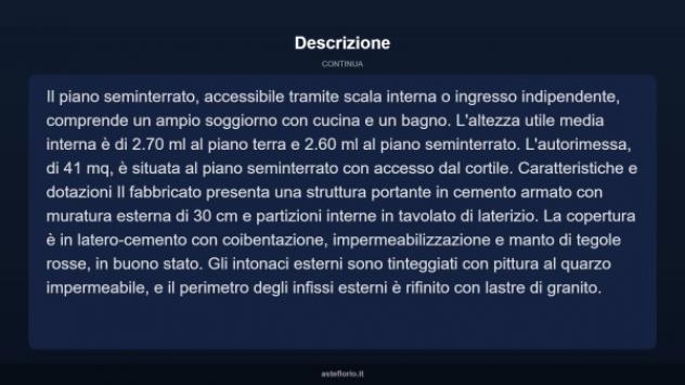 Immobile in asta di 246 m² con più di 5 locali e box auto in vendita a Calangianus - Foto 15