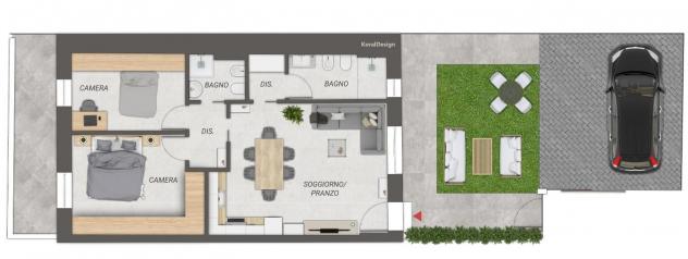 Terratetto in vendita a Cascina 71 mq Rif: 1364260 - Foto 7