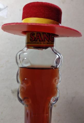 BOTTIGLIA DI SANGRIA DA COLLEZIONE ORIGINALE SPAGNA VINTAGE ANNI 70 - Foto 7