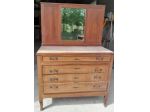 Cassettone Specchiera Antico in legno