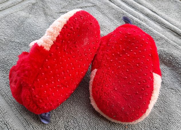 pantofole ciabatte inverno tg 19 rosso - Foto 2