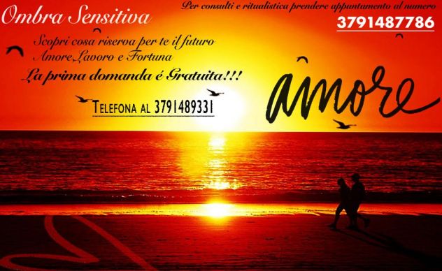 cartomante sensitiva Prima Domanda Gratuita!!!!!