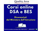 Master BES - DSA ONLINE ( IN TUTTA ITALIA )