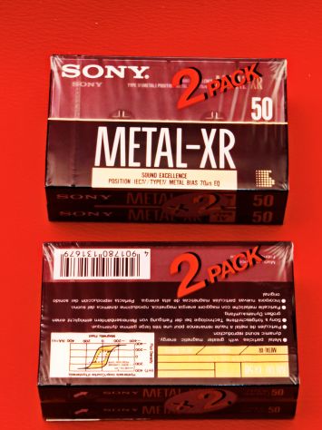 Audio Cassette SONY "METAL-XR 50" BI-PACK - Foto 6