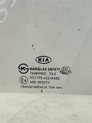 VETRO FISSO POSTERIORE DX KIA Carens 2° Serie 834271D000 D4EA (06) - Foto 2