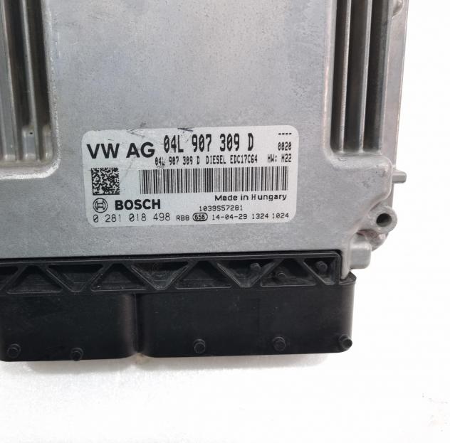 CENTRALINA MOTORE AUDI A3 Sportback Serie (8VA) 04L907309D CRBC, CRLB, CRUA, DBGA, DCYA, DEJA, DFGA Diesel 2000 (1218) - Foto 7