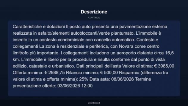 Immobile in asta di 15 m² in vendita a Oleggio - Foto 10