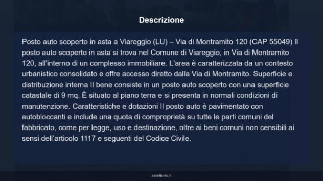 Immobile in asta di 9 m² in vendita a Viareggio - Foto 5