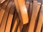V90 Nastro pelle bufalo a vegetale anilina brandy H 5 mm - L 20 mt
