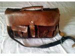 Borsa lavoro/portadocumenti in pelle antichizzata (Unisex)