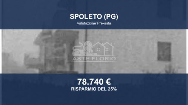 Immobile in asta di 106 m², box auto in vendita a Spoleto