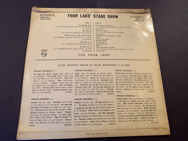 Vinile 33giri THE FOUR LADS Lotto 43 - Foto 2