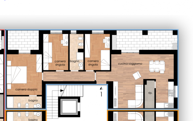 Appartamento in vendita a Poggibonsi 70 mq Rif: 1072207 - Foto 7
