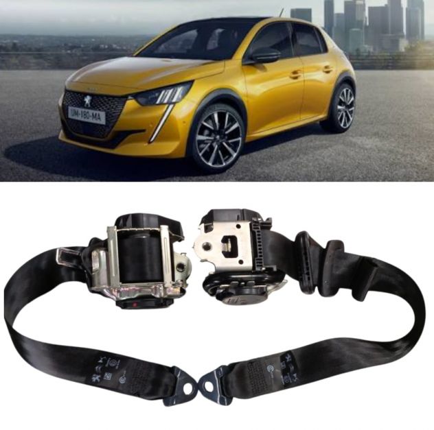 coppia cinture posteriori peugeot 208 2019 dx 6403648 sx 6403647