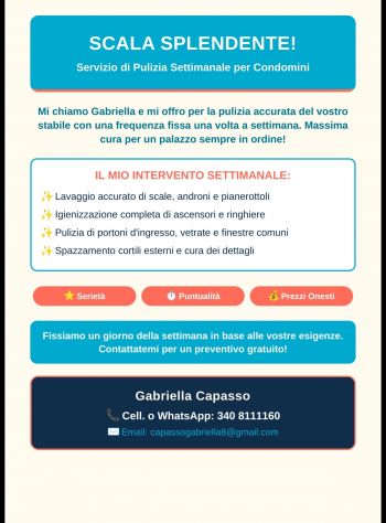 Servizi pulizie condomini