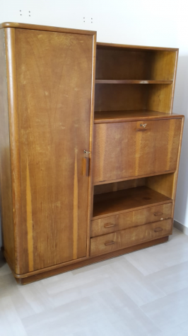 Letto con comodino ed armadio con libreria - Foto 5