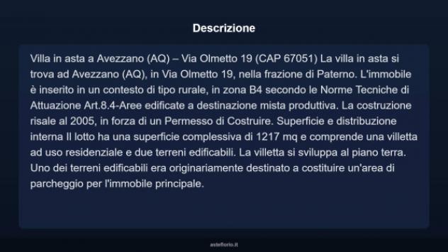 Immobile in asta di 1217 m² in vendita a Avezzano - Foto 4