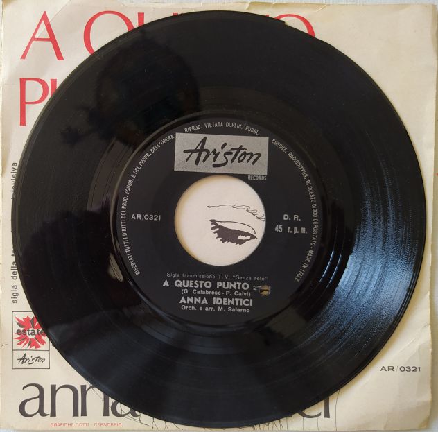 Anna Identici-Bambino No No No-A Questo Punto -45g-1969- - Foto 4