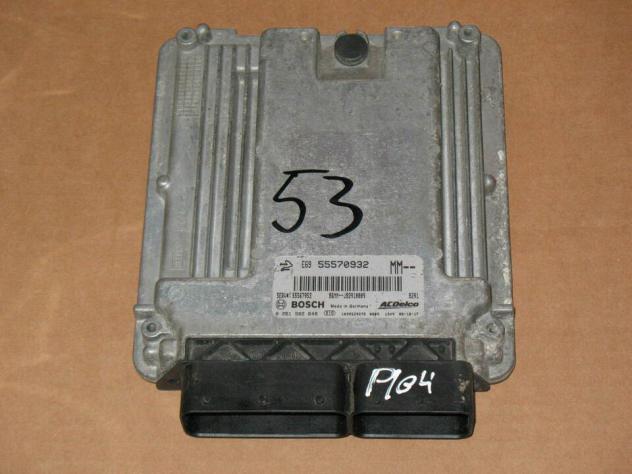 0261S02648 ECU OPEL TURBO 2.0 E69 0261S02648 55570932 MED 9.6.1 55567953