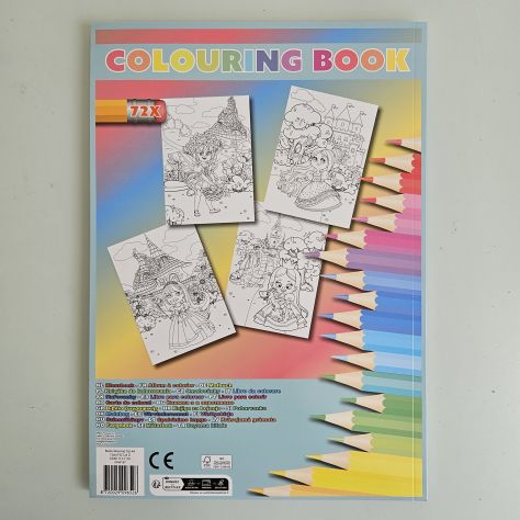 Libro da Colorare, Colouring Book - Principessa A4 - 2026 - TRACCIATA!! - Foto 6