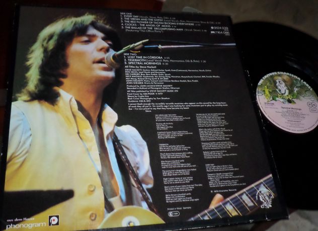STEVE HACKETT (Genesis) Spectral Mornings - LP / 33 giri 1979 Charisma - Foto 2