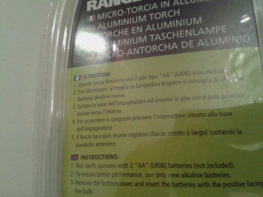 MINI TORCIA IN ALLUMINIO TA-1 RANGER - Foto 3