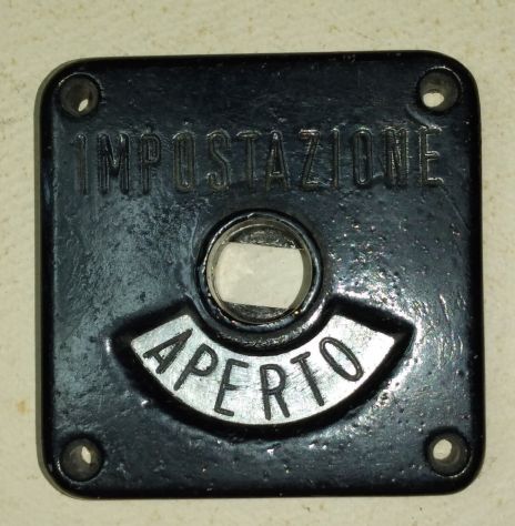 INDICATORE PER BAGNI DI VAGONE FERROVIARIO DI EPOCA POST 2° GUERRA - Foto 6