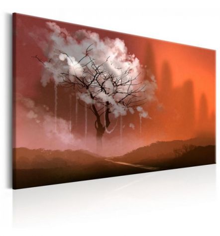 Quadro Con Un Albero Bianco ARREDALACASA