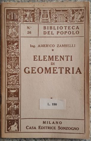 Zambelli - Elementi di geometria