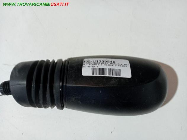 RETROVISORE EST.S. MANUALE  NERO 999-U1309546 Vetri e Retrovisori  Cristalli  Retrovisori  Retrovisore FIAT - PUNTO II - 01-09-1999 - 01-05-2003, FIAT