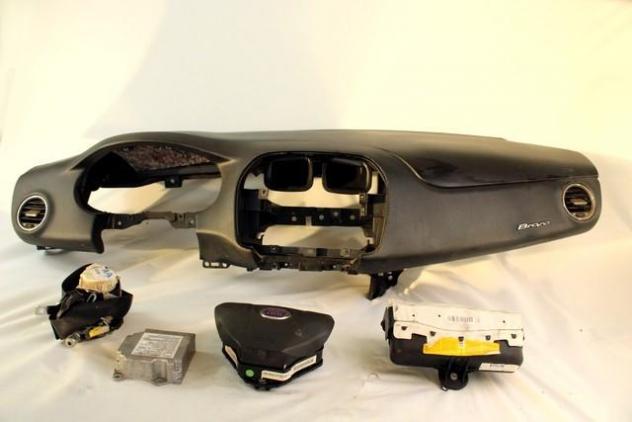 51827585 KIT AIRBAG FIAT BRAVO 1.6 D 77KW 6M 5P (2008) RICAMBIO USATO CON PRETENSIONATORE CINTURA DI SICUREZZA ANTERIORE DESTRA, CENTRALINA AIRBAG, AI