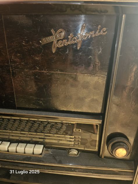 Fono superpentafonic modello 8577 del 1956, radio e giradischi - Foto 2
