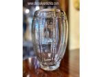 Vaso in cristallo molato Art Déco prima metà del 900