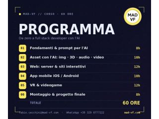 Sviluppatore Software, AI e Formatore | Realizzo Progetti e Ti Insegno a Crearli