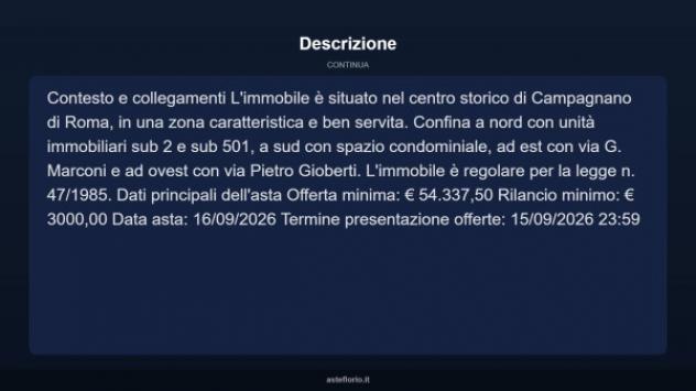 Immobile in asta di 123 m² in vendita a Campagnano di Roma - Foto 18